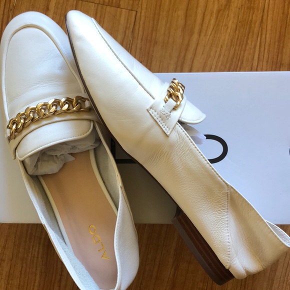 ALDO Brand New Gemona shoes in cream size us9 - Picture 4 of 5